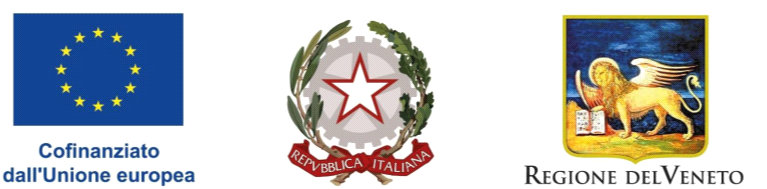Loghi Unione Europea, Repubblica Italiana e Regione del Veneto